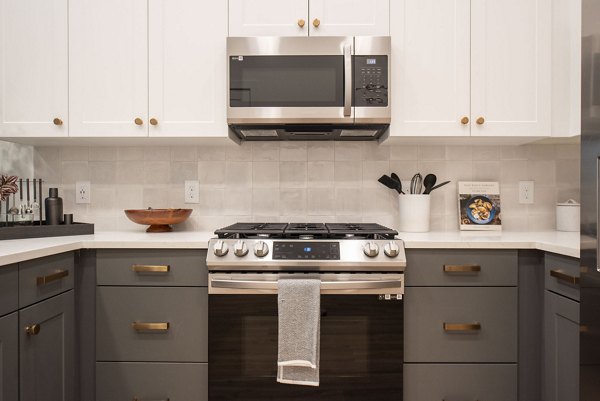 kitchen at The Boulevard at Grant Park Apartments