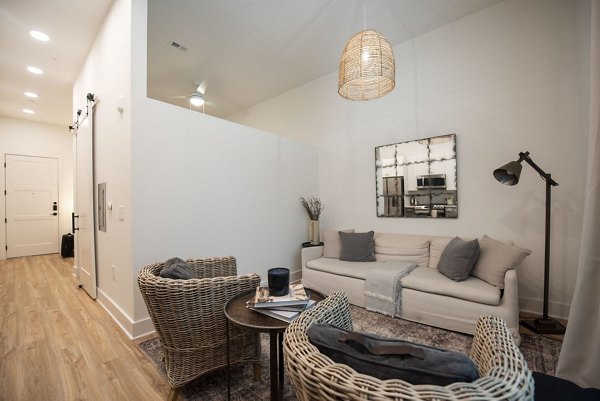 living room at The Boulevard at Grant Park Apartments