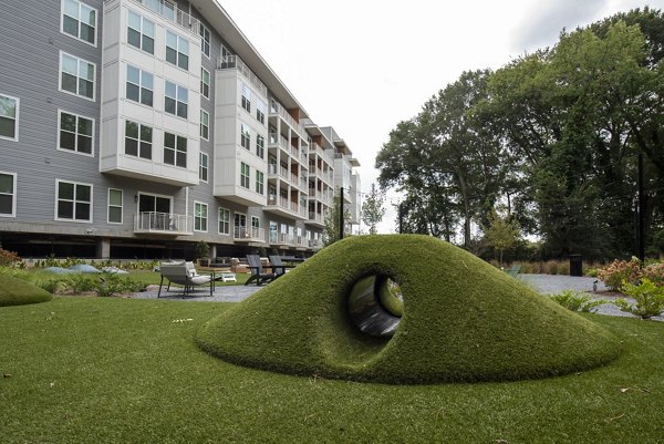 dog park at The Boulevard at Grant Park Apartments