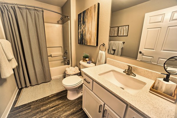 bathroom at The Arden Apartments