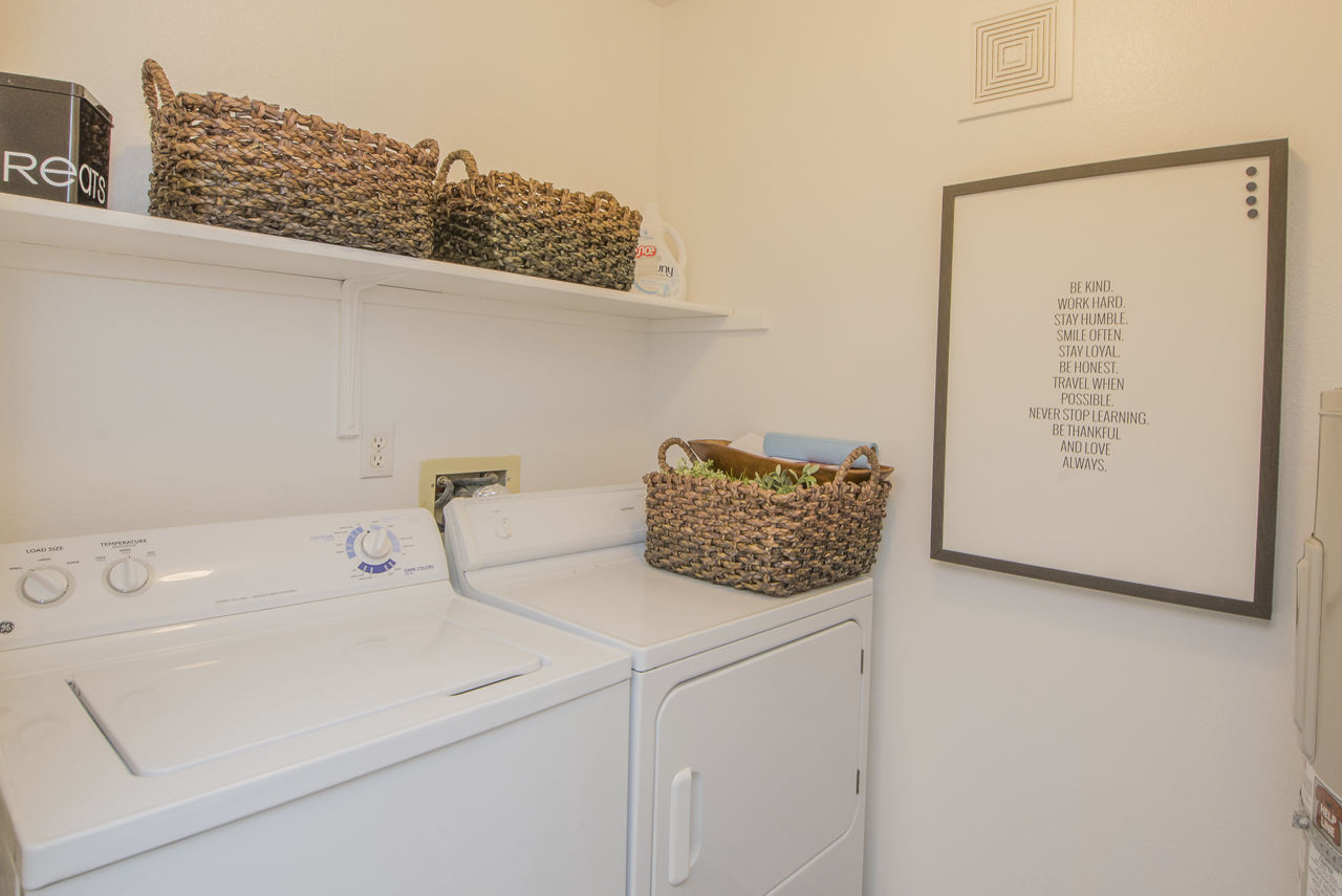 Laundry room at The Arden