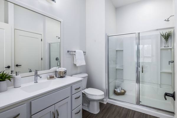 bathroom at Avidor Omaha Apartments