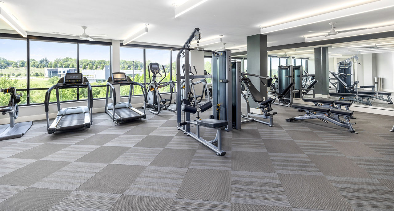 Gym at Avidor Omaha (1 of 2)