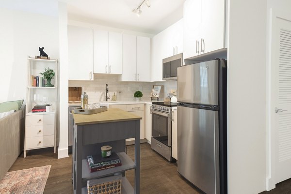 kitchen at The Hannah Apartments 