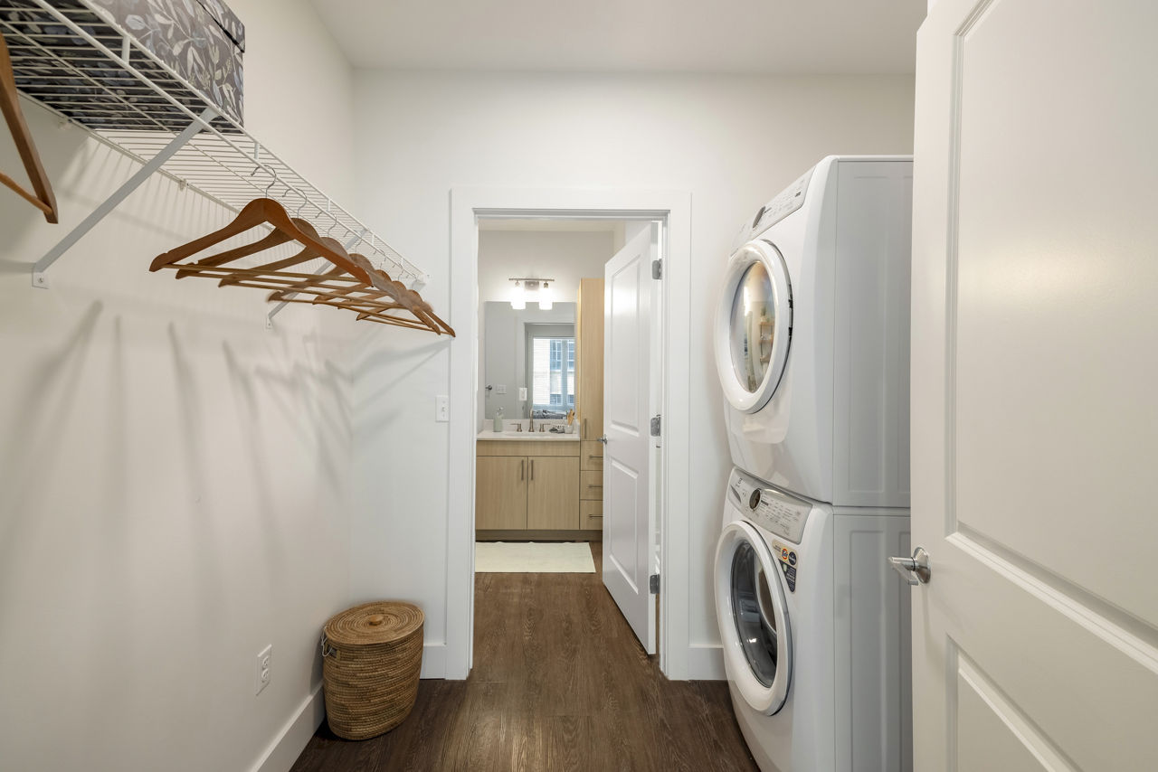 Laundry room at The Hannah