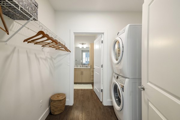 laundry room at The Hannah Apartments 