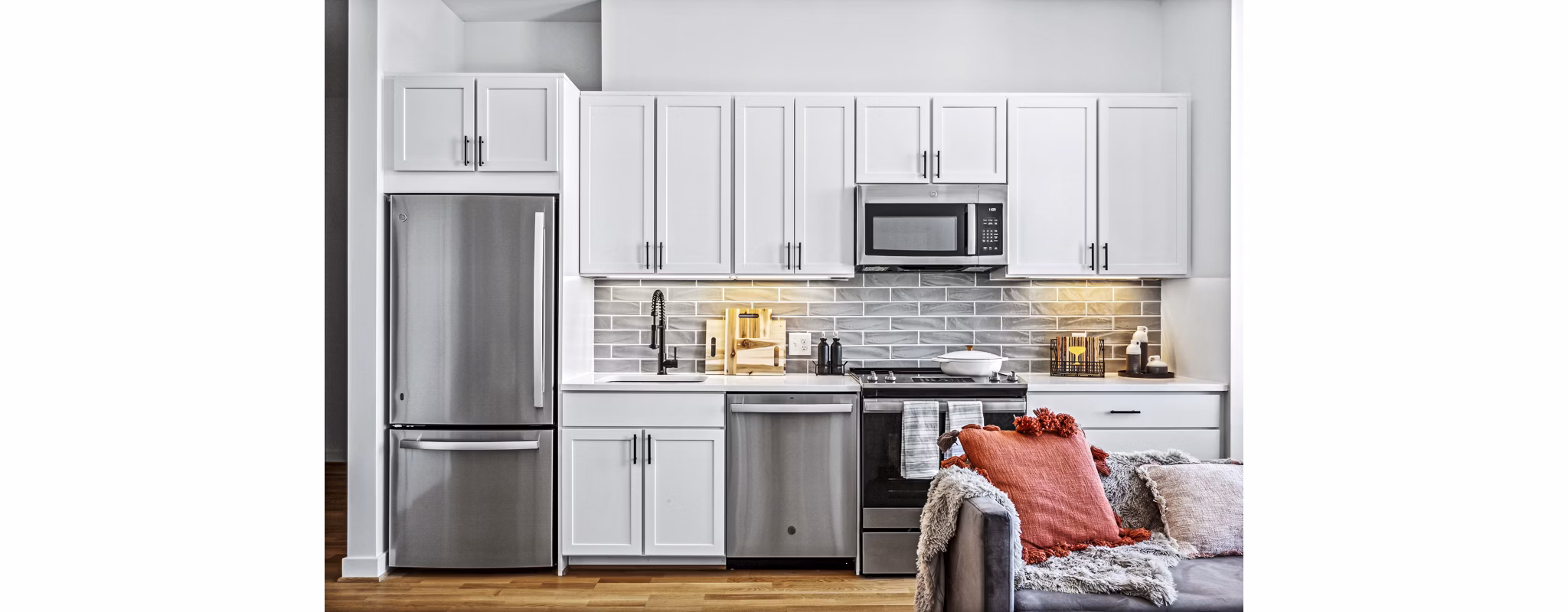 kitchen at The Treasury Apartments