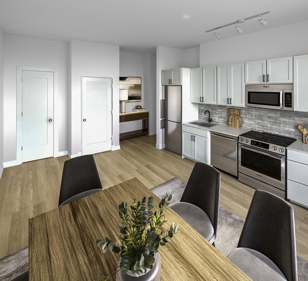 kitchen at The Treasury Apartments