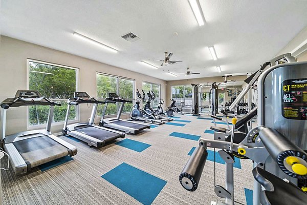 fitness center at Bay Cove Apartments