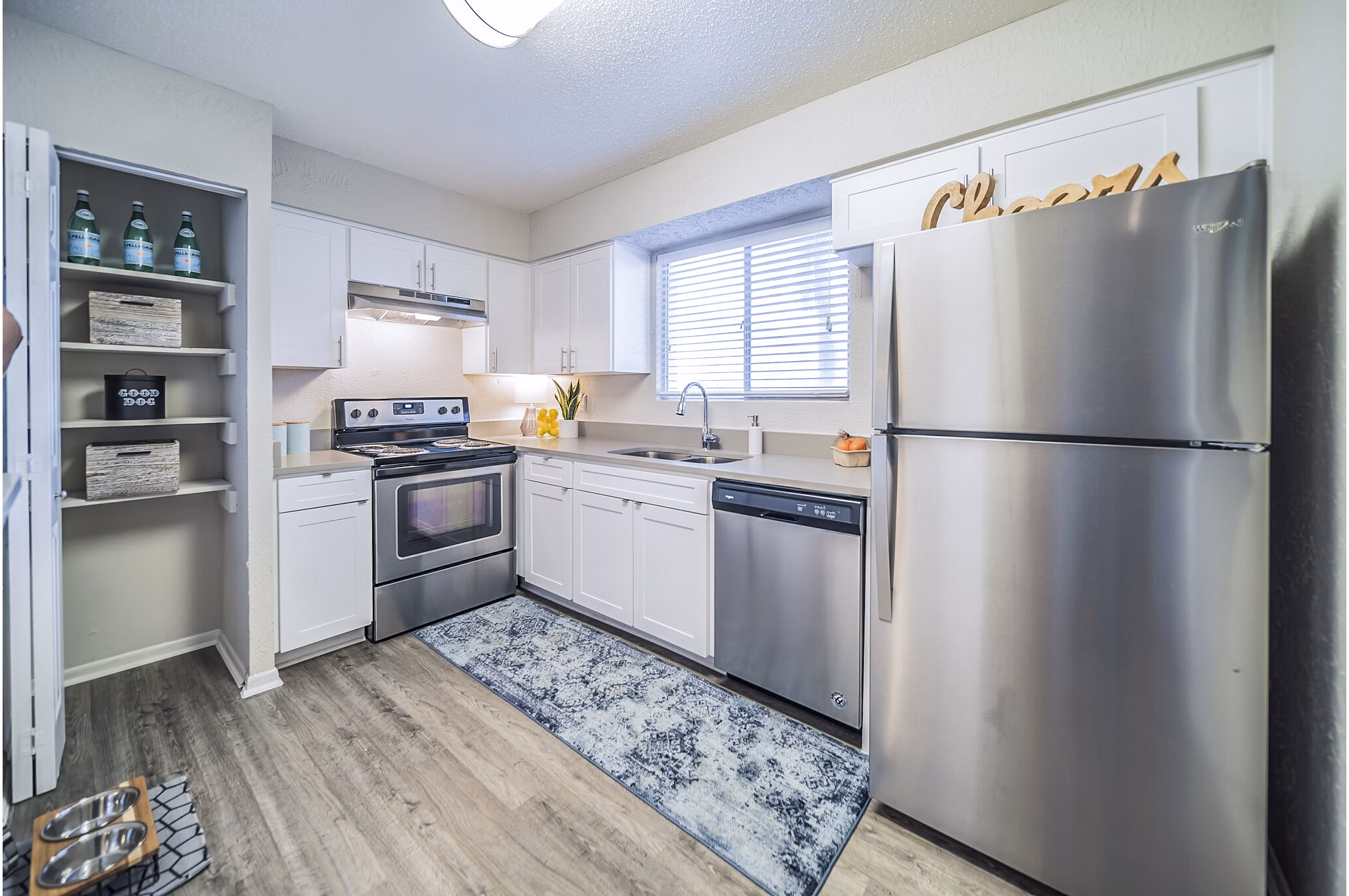 kitchen at Bay Cove Apartments