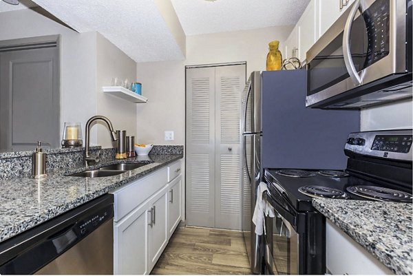 kitchen at The Fountains at Forestwood Apartments