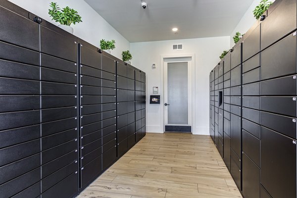 Parcel locker for convenient package storage at Novel Daybreak Apartments