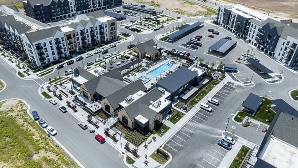 Novel Daybreak Apartments: Sophisticated view showcasing modern luxury design in a serene neighborhood setting