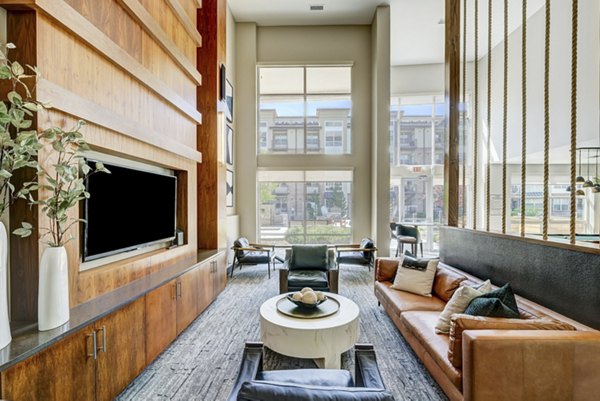 Clubhouse with modern design at Heights at Interlocken Apartments