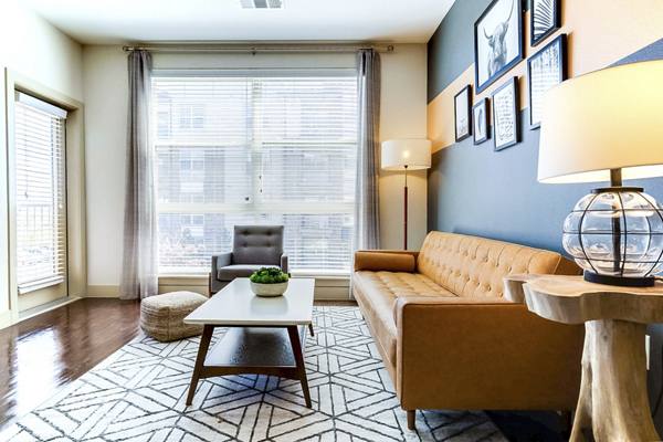 living room at Heights at Interlocken Apartments