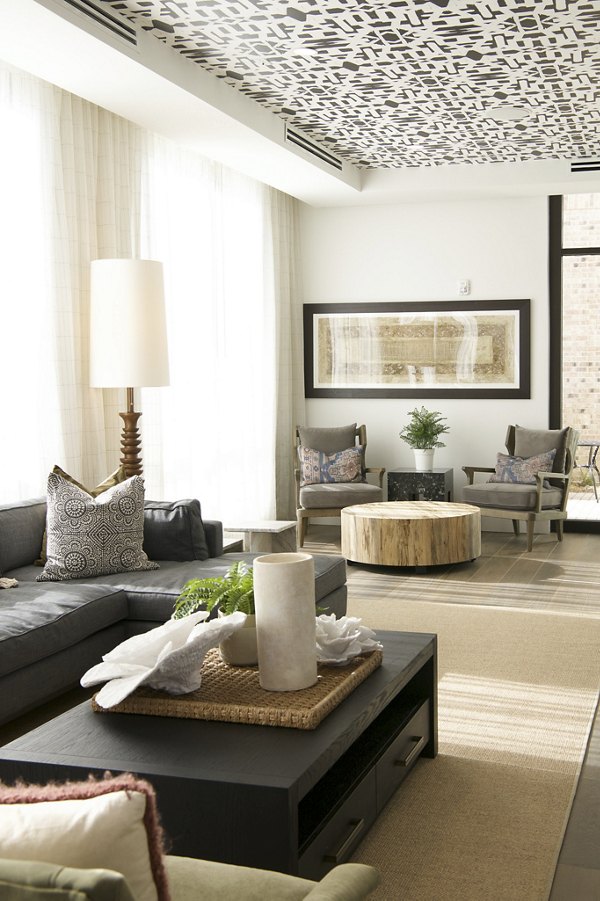 Luxurious clubhouse with modern design at Novel University Place Apartments offering premium social and recreational spaces