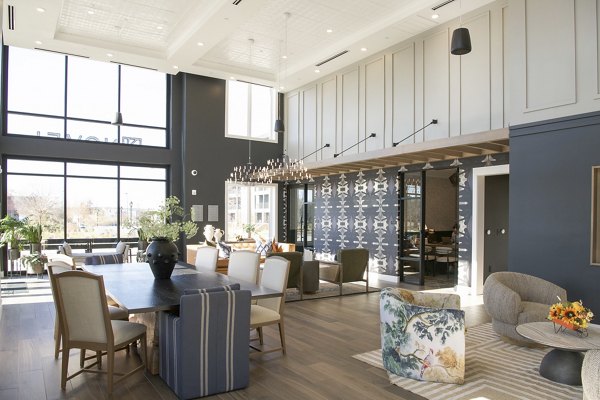 Clubhouse with modern amenities at Novel University Place Apartments
