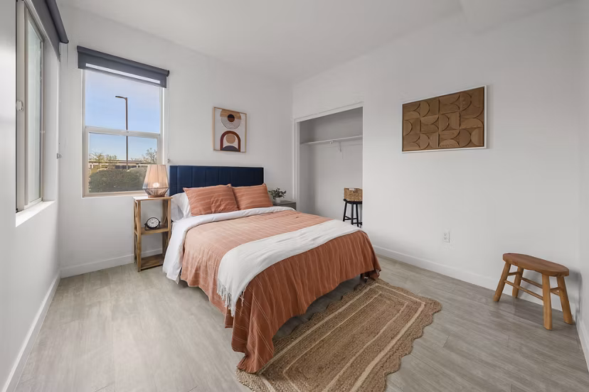 bedroom at The Premiere at Eastmark Apartments
