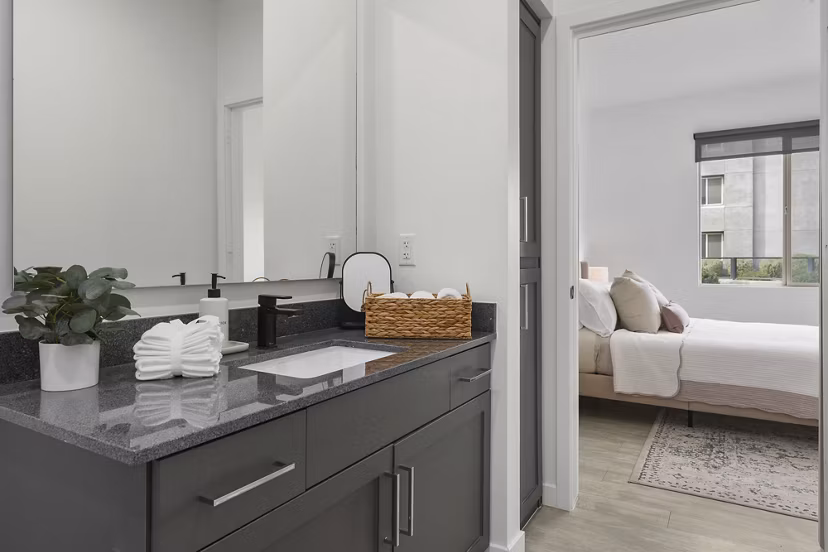 bathroom at The Premiere at Eastmark Apartments