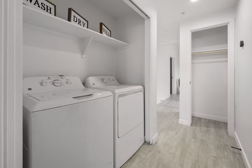 laundry room at The Premiere at Eastmark Apartments