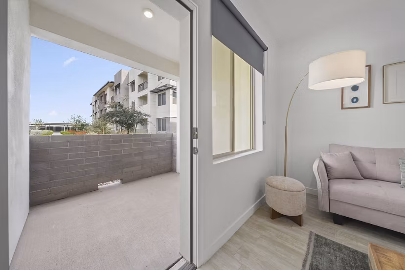 patio at The Premiere at Eastmark Apartments