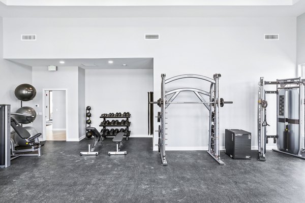 fitness center at Felson Apartments
