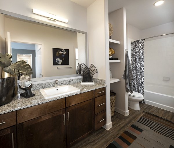 bathroom at Parkside at Round Rock Apartments