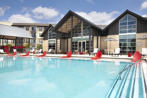 Sparkling outdoor pool at Parkside at Round Rock Apartments, ideal for relaxation and leisure activities
