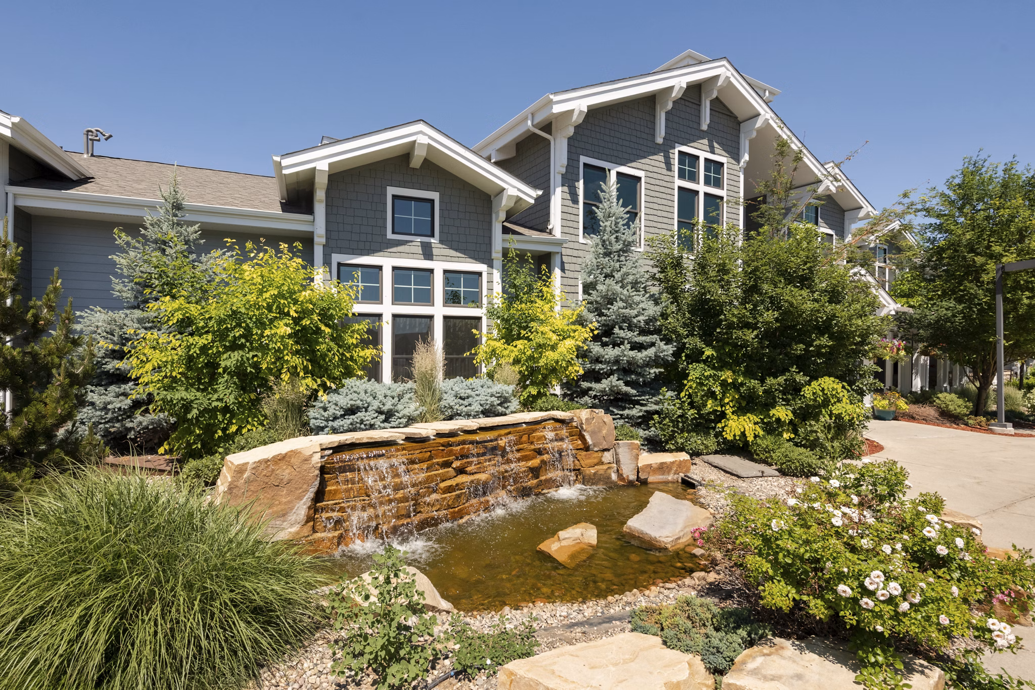 The Trails at Timberline: Scenic woodland of luxury apartments in Fort Collins