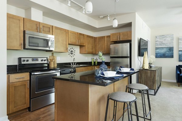 kitchen at The Trails at Timberline Apartments