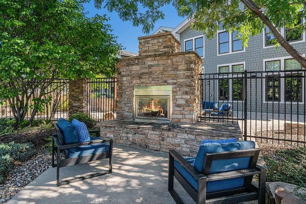 grill area at The Trails at Timberline Apartments 