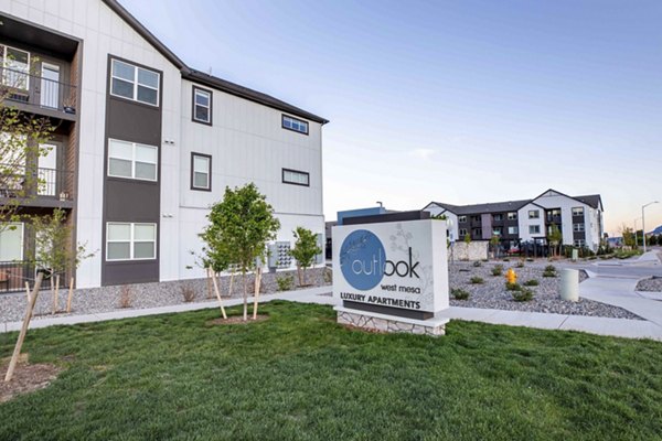 building/exterior/signage at Outlook West Mesa Apartments