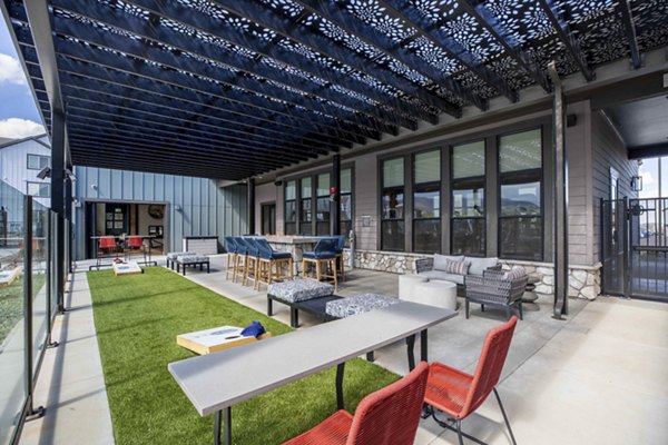 recreational area/patio at Outlook West Mesa Apartments