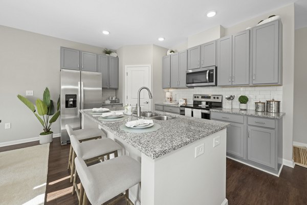 kitchen at Wayford at Innovation Park Apartments