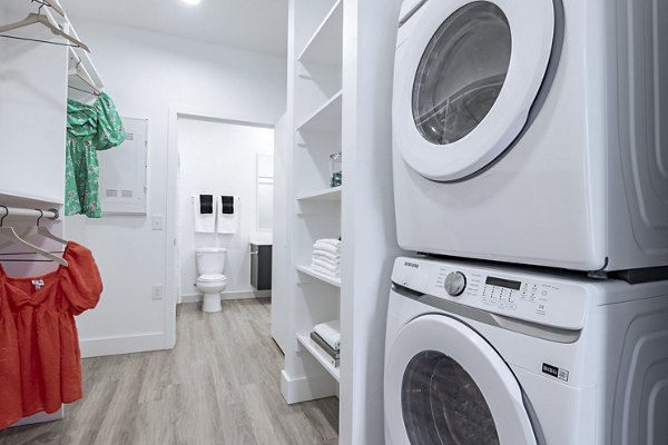 laundry room at Muse Apartments
