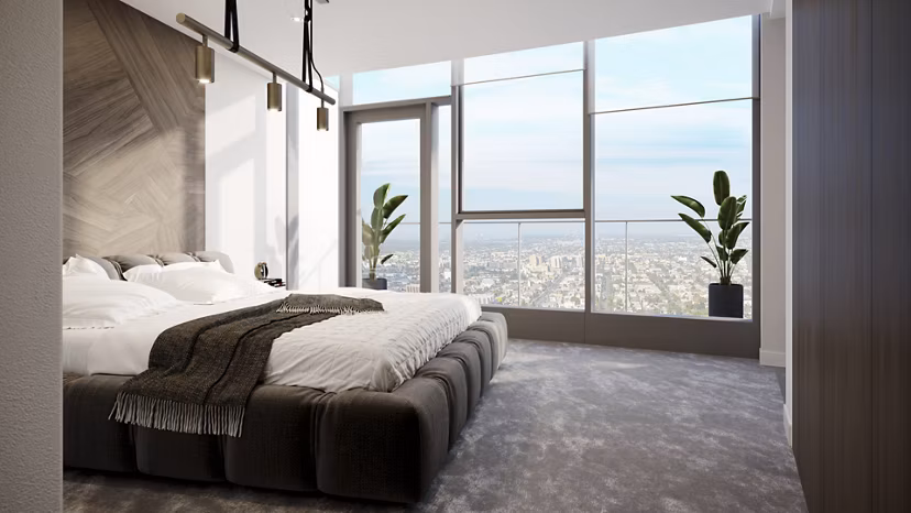 bedroom at Shoreline Gateway Apartments