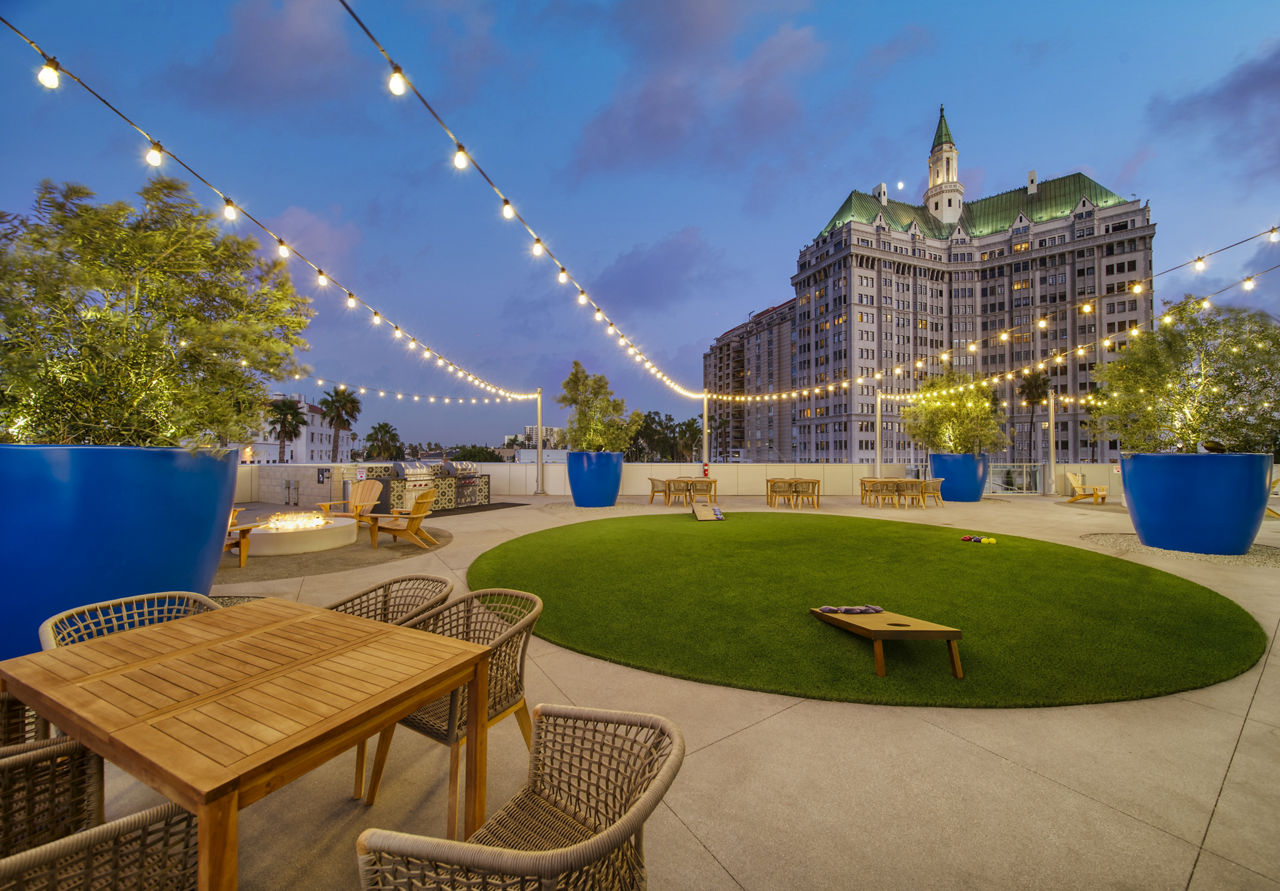 Roof deck at Shoreline Gateway (2 of 3)