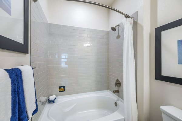 Modern bathroom with sleek fixtures at Ltd Med Center Apartments