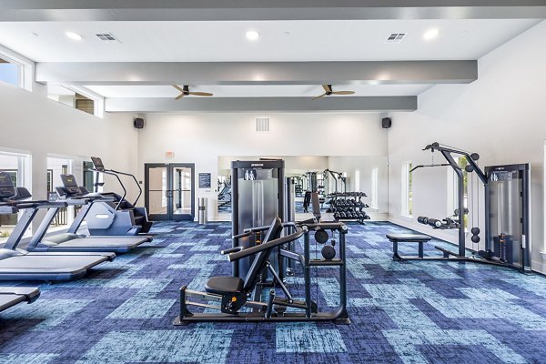 State-of-the-art fitness center at Ltd Med Center Apartments featuring modern equipment and spacious workout areas