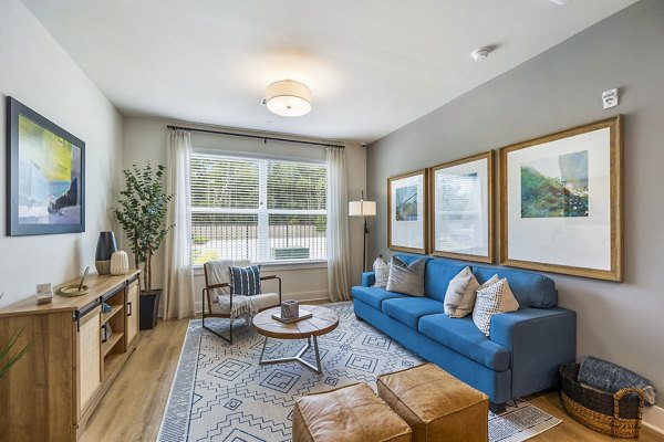 living room at Ltd. Med Center Apartments