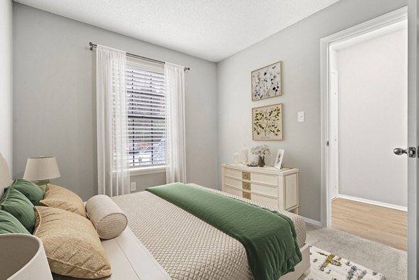 bedroom at Lakeside Place Apartments