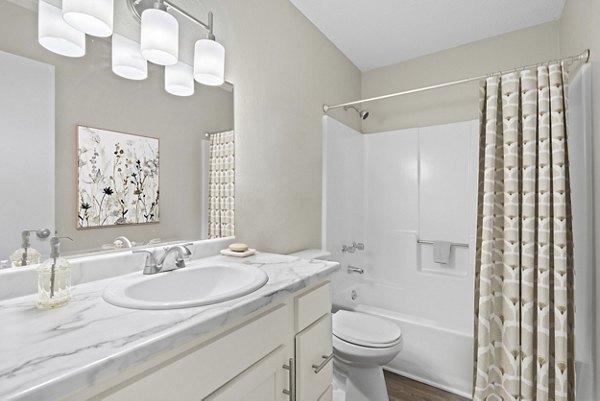 bathroom at Lakeside Place Apartments