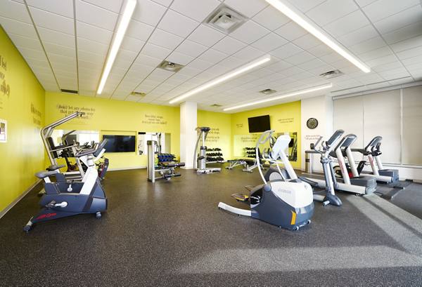 fitness center at Coda on Centre Apartments
