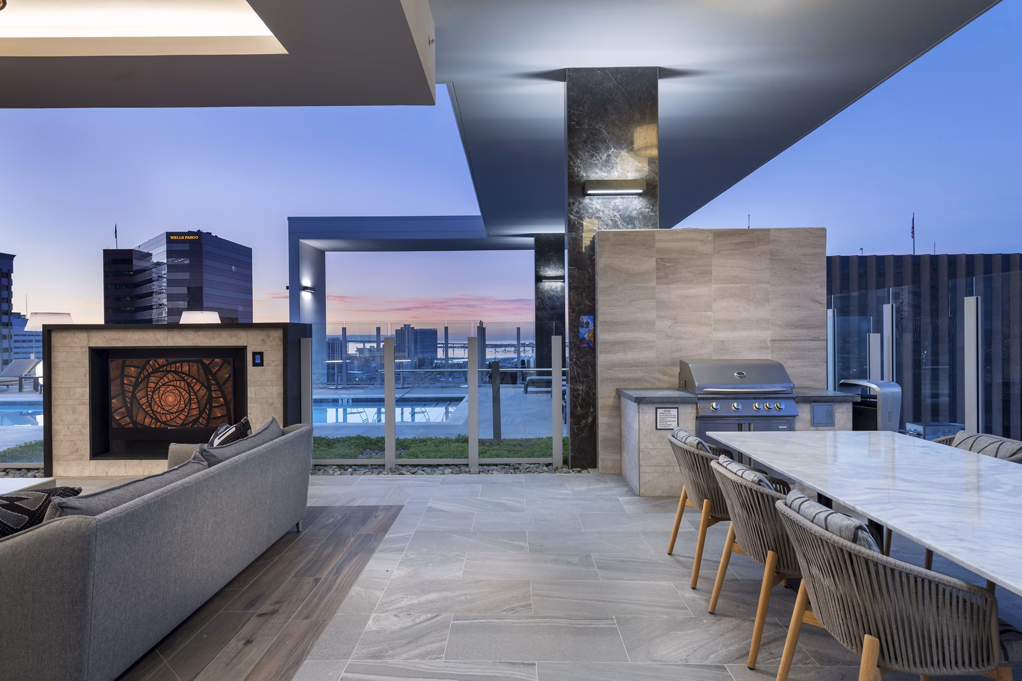 Clubhouse/Lobby at Stanza Little Italy Apartments