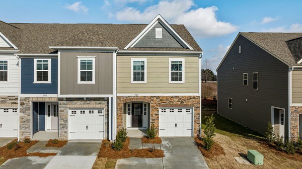 ABODE at Parkside: Contemporary apartment townhomes with landscaped surrounds
