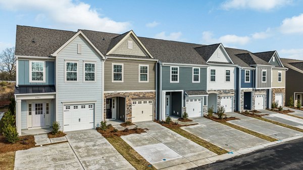 ABODE at Parkside: Modern townhouse building in a luxury Greystar community