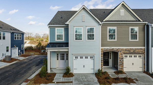 ABODE at Parkside: Contemporary apartment townhomes view