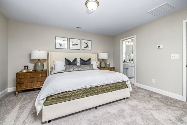 bedroom at ABODE at Parkside Apartment Townhomes