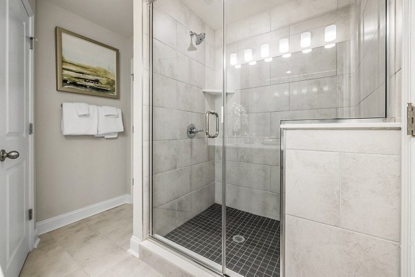 bathroom at ABODE at Parkside Apartment Townhomes