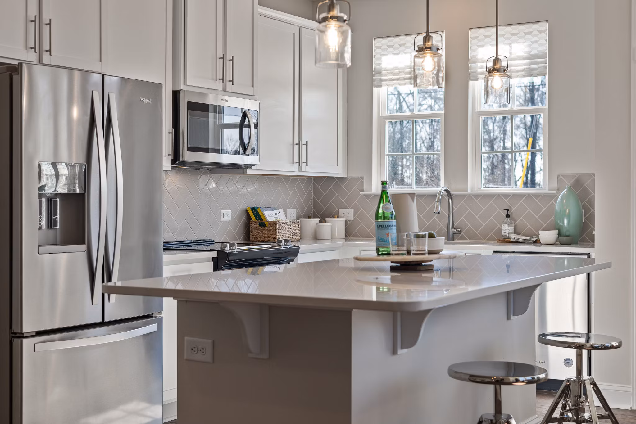 kitchen at ABODE at Parkside Apartments 